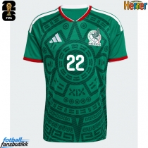 Mexico Hirving Lozano #22 Hjemmedrakt EM 2024 Kortermet
